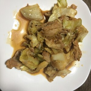 子供大好き！キャベツと豚肉の味噌炒め